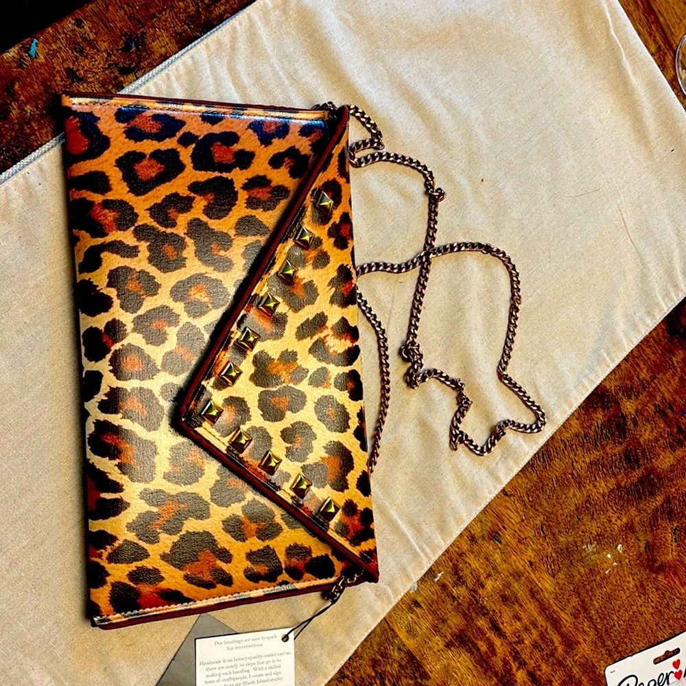 Kent Stetson Leopard Purse